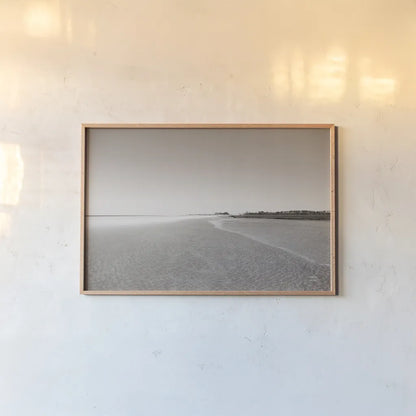 Georgia Island by Nathan Larson. shown as a paper print in a natural frame. Available as a archival giclee rolled canvas, fine art paper, or poster print. SKU 85275i.