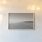 Georgia Island by Nathan Larson. shown as a paper print in a white frame. Available as a archival giclee rolled canvas, fine art paper, or poster print. SKU 85275i.
