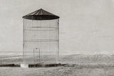 Ghost Silo by Nathan Larson. SKU 98343i. Archival Giclee Fine art print for wall decor.