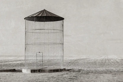 Ghost Silo by Nathan Larson. SKU 98343i. Archival Giclee Fine art print for wall decor.