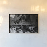 Ghost Town by Nathan Larson. shown as a paper print in a black flame. Available as a archival giclee rolled canvas, fine art paper, or poster print. SKU 99380i.