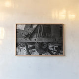 Ghost Town by Nathan Larson. shown as a paper print in a natural frame. Available as a archival giclee rolled canvas, fine art paper, or poster print. SKU 99380i.