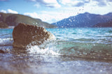 Glacial Lake Summer by Nathan Larson. SKU 94835i. Archival Giclee Fine art print for wall decor.