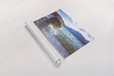 Glacial Lake Summer by Nathan Larson. shown as a rolled paper print. Available as archival giclee rolled canvas, fine art paper, or poster print. SKU 94835i.