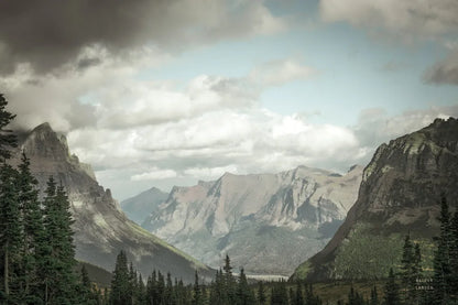 Glacier National Park Gateway by Nathan Larson. SKU 87646i. Archival Giclee Fine art print for wall decor.