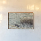Glide by Nathan Larson. shown as a paper print in a natural frame. Available as a archival giclee rolled canvas, fine art paper, or poster print. SKU 97910i.