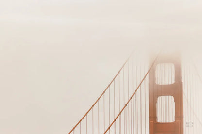 Golden Gate Fog by Nathan Larson. SKU 87945i. Archival Giclee Fine art print for wall decor.