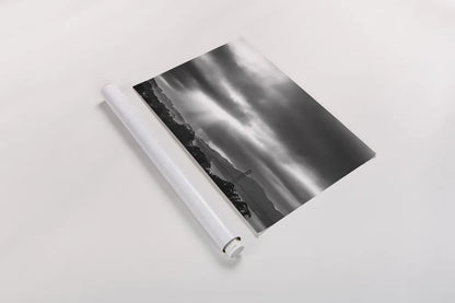 Golden Gate Rays by Nathan Larson. shown as a rolled paper print. Available as archival giclee rolled canvas, fine art paper, or poster print. SKU 86713i.