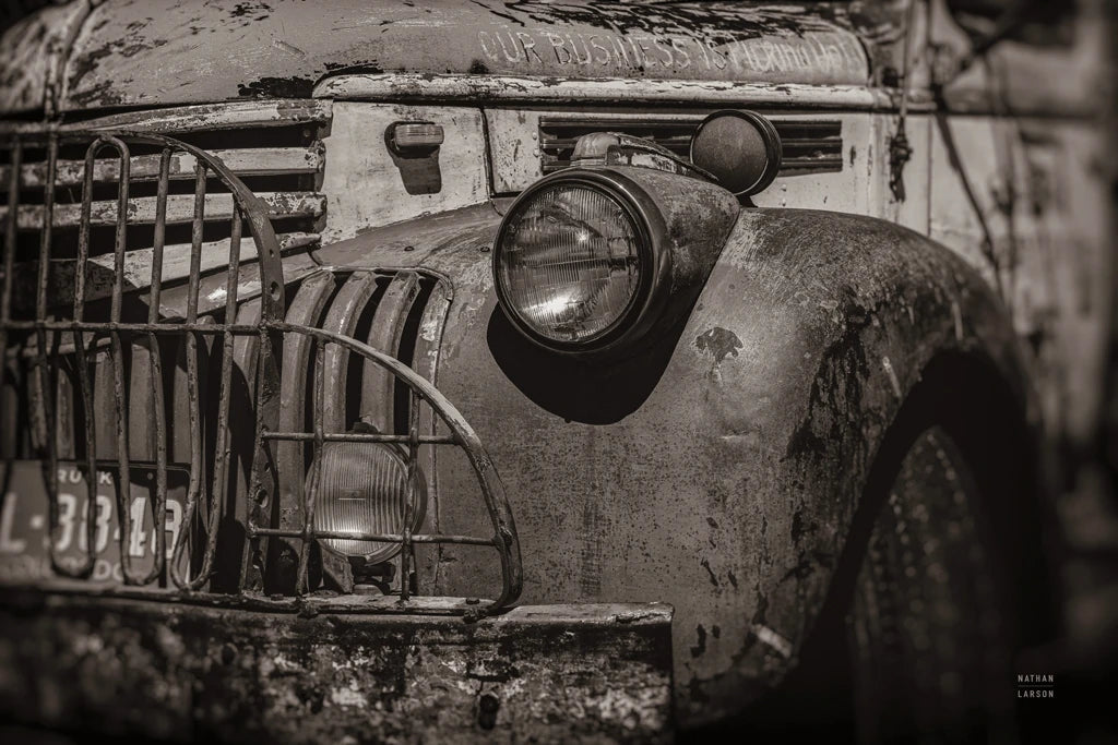 High Altitude Tow Sepia by Nathan Larson