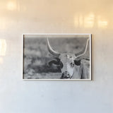 High Desert Herd BW by Nathan Larson. shown as a paper print in a white frame. Available as a archival giclee rolled canvas, fine art paper, or poster print. SKU 102774i.
