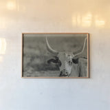 High Desert Herd Sepia by Nathan Larson. shown as a paper print in a natural frame. Available as a archival giclee rolled canvas, fine art paper, or poster print. SKU 102775i.
