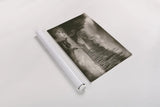 Hike to the Falls by Nathan Larson. shown as a rolled paper print. Available as archival giclee rolled canvas, fine art paper, or poster print. SKU 82411i.
