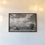 Historic Row by Nathan Larson. shown as a paper print in a black flame. Available as a archival giclee rolled canvas, fine art paper, or poster print. SKU 87944i.