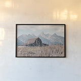 Historic Row III by Nathan Larson. shown as a paper print in a black flame. Available as a archival giclee rolled canvas, fine art paper, or poster print. SKU 89456i.