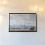 Historic Row IV by Nathan Larson. shown as a paper print in a black flame. Available as a archival giclee rolled canvas, fine art paper, or poster print. SKU 89457i.