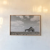 Holding on for Summer by Nathan Larson. shown as a paper print in a natural frame. Available as a archival giclee rolled canvas, fine art paper, or poster print. SKU 98339i.