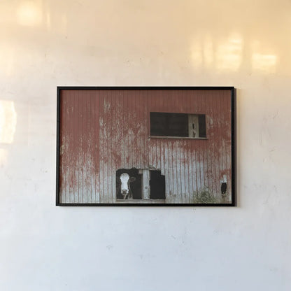 Hole in the Wall by Nathan Larson. shown as a paper print in a black flame. Available as a archival giclee rolled canvas, fine art paper, or poster print. SKU 89480i.