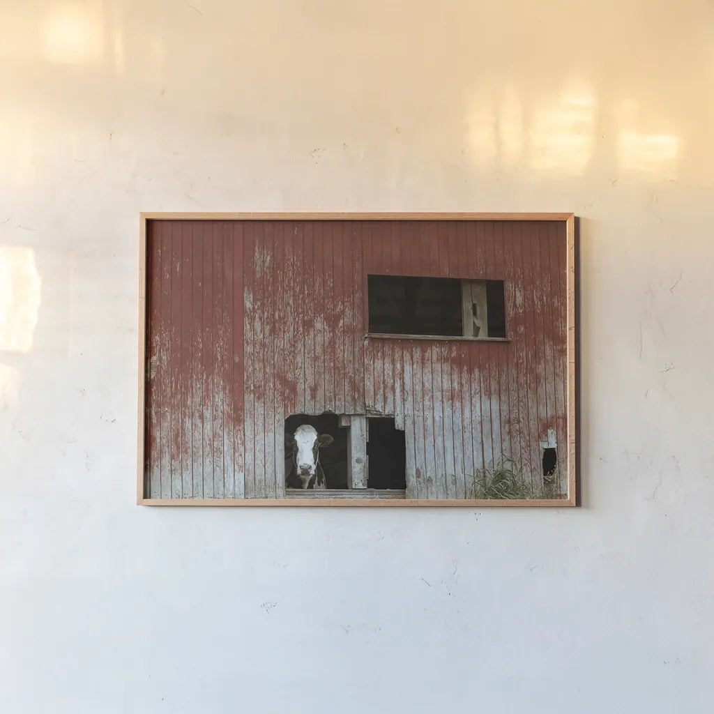 Hole in the Wall by Nathan Larson. shown as a paper print in a natural frame. Available as a archival giclee rolled canvas, fine art paper, or poster print. SKU 89480i.