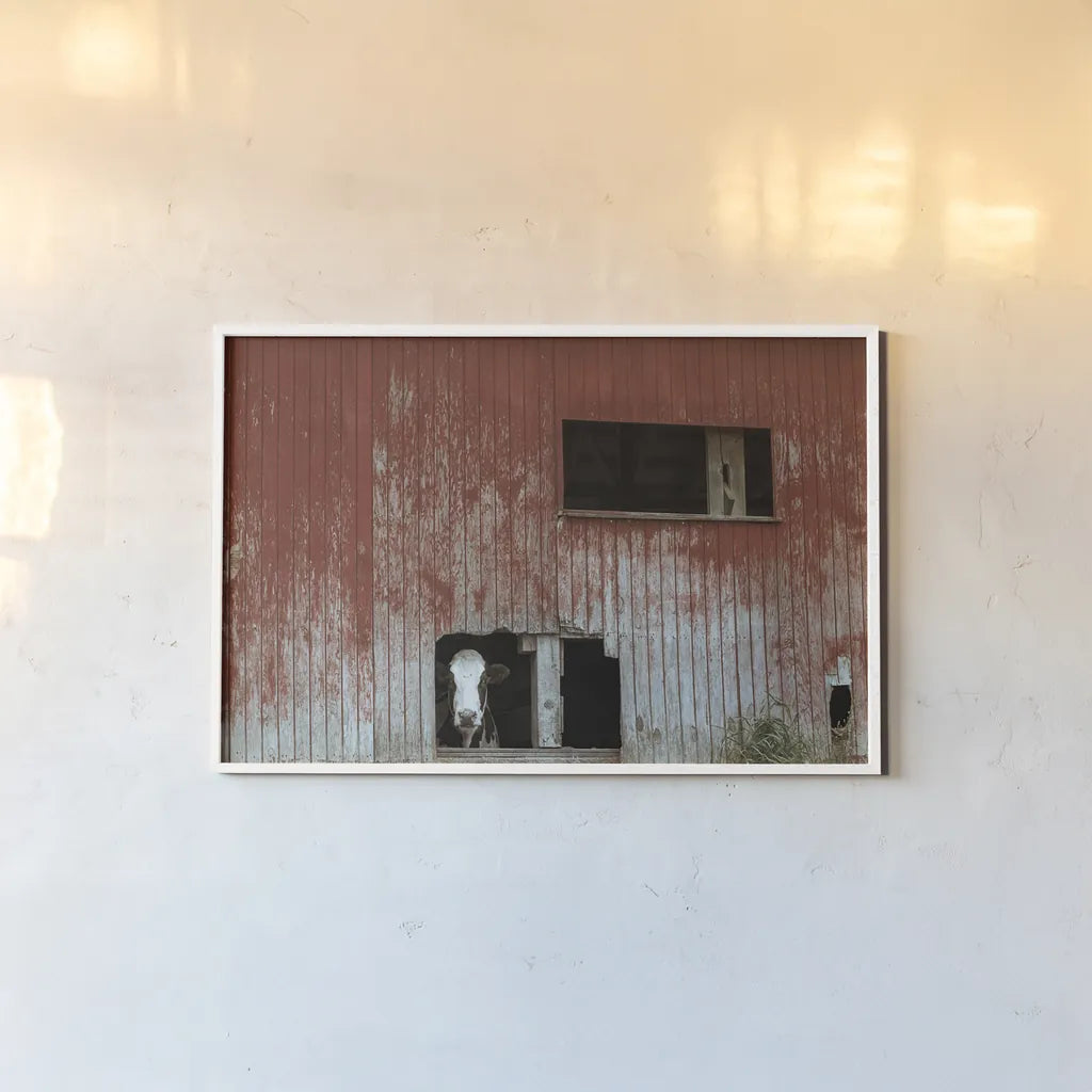 Hole in the Wall by Nathan Larson. shown as a paper print in a white frame. Available as a archival giclee rolled canvas, fine art paper, or poster print. SKU 89480i.