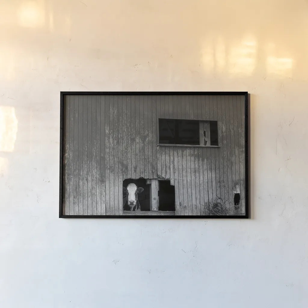 Hole in the Wall II by Nathan Larson. shown as a paper print in a black flame. Available as a archival giclee rolled canvas, fine art paper, or poster print. SKU 89481i.