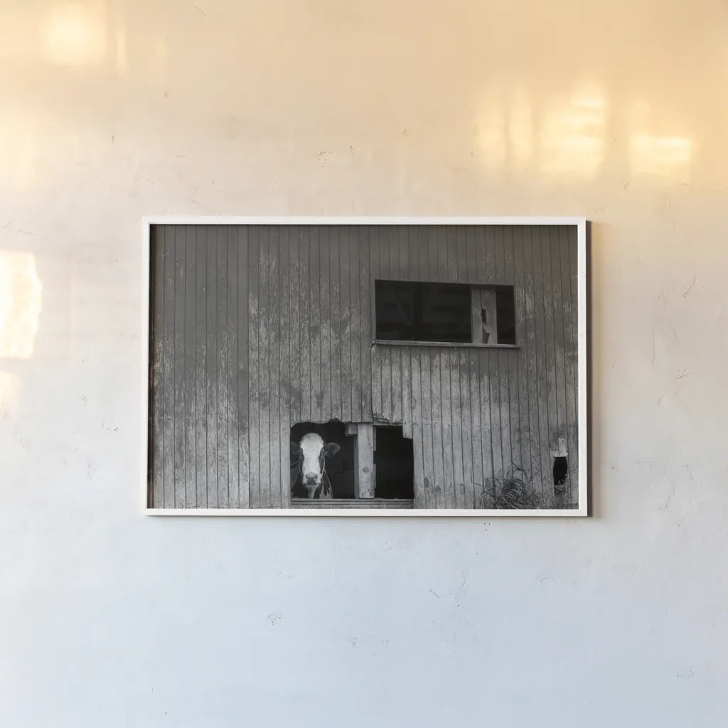 Hole in the Wall II by Nathan Larson. shown as a paper print in a white frame. Available as a archival giclee rolled canvas, fine art paper, or poster print. SKU 89481i.