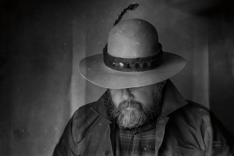Home on the Range Cowboy II by Nathan Larson. SKU 77196i. Archival Giclee Fine art print for wall decor.