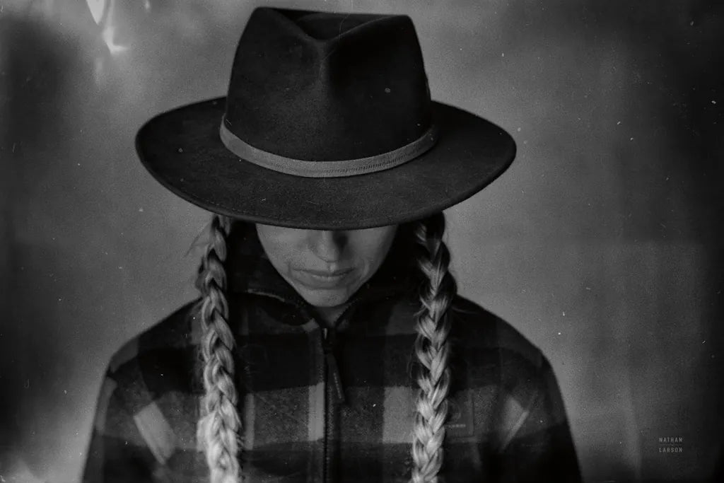 Home on the Range Cowgirl II by Nathan Larson. SKU 77198i. Archival Giclee Fine art print for wall decor.