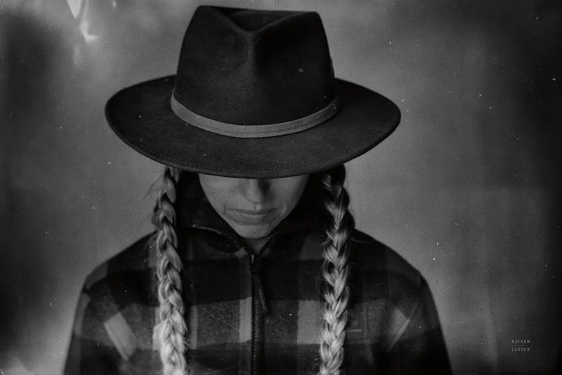 Home on the Range Cowgirl II by Nathan Larson. SKU 77198i. Archival Giclee Fine art print for wall decor.