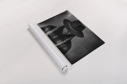 Home on the Range Cowgirl II by Nathan Larson. shown as a rolled paper print. Available as archival giclee rolled canvas, fine art paper, or poster print. SKU 77198i.