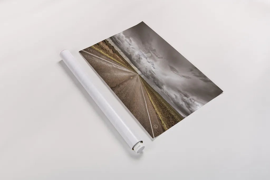 Into The Storm by Nathan Larson. shown as a rolled paper print. Available as archival giclee rolled canvas, fine art paper, or poster print. SKU 70271i.