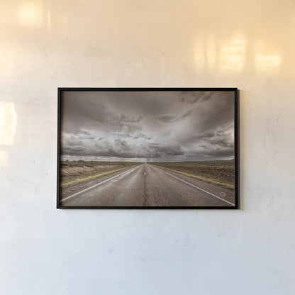 Into The Storm by Nathan Larson. shown as a paper print in a black flame. Available as a archival giclee rolled canvas, fine art paper, or poster print. SKU 70271i.