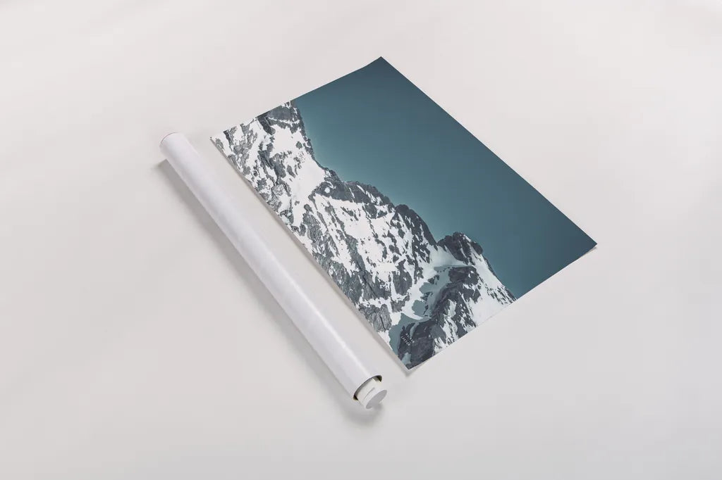 Jasper Mountain Series I by Nathan Larson. shown as a rolled paper print. Available as archival giclee rolled canvas, fine art paper, or poster print. SKU 93978i.