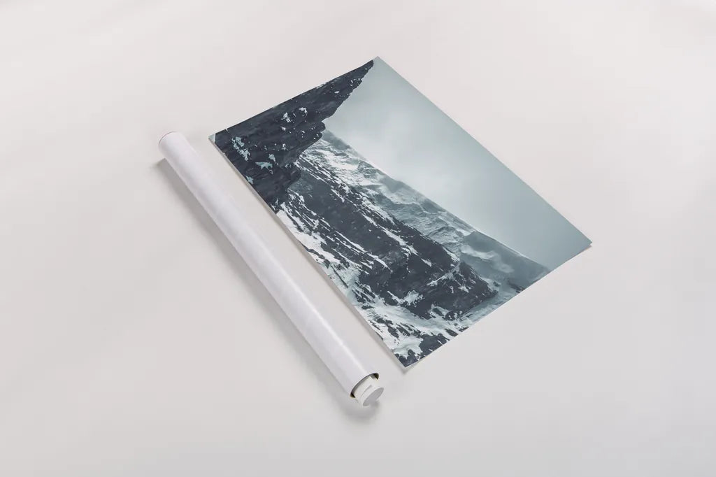 Jasper Mountain Series IV by Nathan Larson. shown as a rolled paper print. Available as archival giclee rolled canvas, fine art paper, or poster print. SKU 93981i.