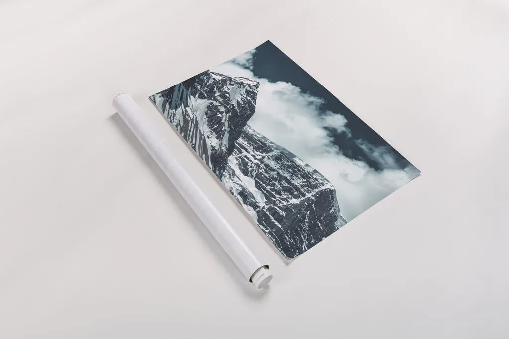 Jasper Mountain Series V by Nathan Larson. shown as a rolled paper print. Available as archival giclee rolled canvas, fine art paper, or poster print. SKU 93982i.