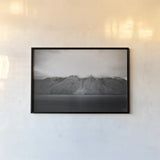 Kenai Lake by Nathan Larson. shown as a paper print in a black flame. Available as a archival giclee rolled canvas, fine art paper, or poster print. SKU 99780i.