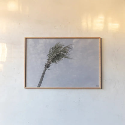 Key West by Nathan Larson. shown as a paper print in a natural frame. Available as a archival giclee rolled canvas, fine art paper, or poster print. SKU 97888i.