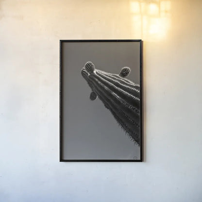 King II v2 by Nathan Larson. shown as a paper print in a black flame. Available as a archival giclee rolled canvas, fine art paper, or poster print. SKU 80647h.