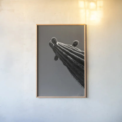 King II v2 by Nathan Larson. shown as a paper print in a natural frame. Available as a archival giclee rolled canvas, fine art paper, or poster print. SKU 80647h.