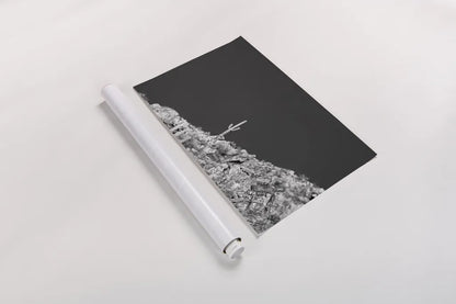 King of the Mountain by Nathan Larson. shown as a rolled paper print. Available as archival giclee rolled canvas, fine art paper, or poster print. SKU 90442i.