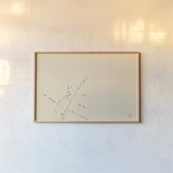 Lakeside Grasses III by Nathan Larson. shown as a paper print in a natural frame. Available as a archival giclee rolled canvas, fine art paper, or poster print. SKU 76210i.