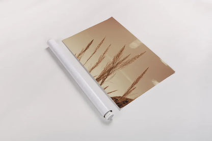 Lakeside Grasses VI by Nathan Larson. shown as a rolled paper print. Available as archival giclee rolled canvas, fine art paper, or poster print. SKU 76213i.