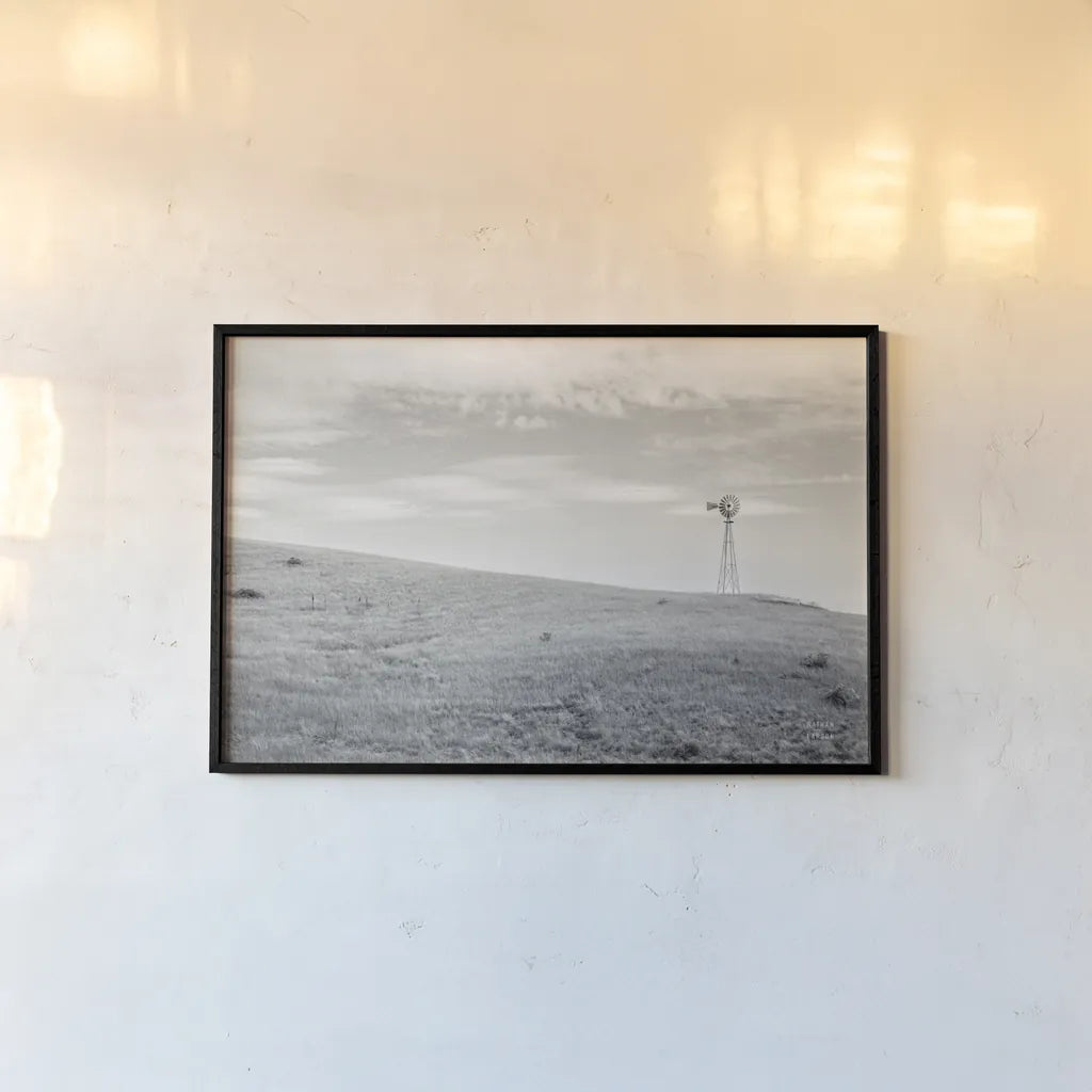 Last Well by Nathan Larson. shown as a paper print in a black flame. Available as a archival giclee rolled canvas, fine art paper, or poster print. SKU 87639i.