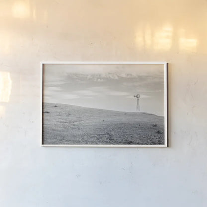 Last Well by Nathan Larson. shown as a paper print in a white frame. Available as a archival giclee rolled canvas, fine art paper, or poster print. SKU 87639i.