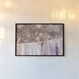 Laundry Day I Pastel by Nathan Larson. shown as a paper print in a black flame. Available as a archival giclee rolled canvas, fine art paper, or poster print. SKU 99409i.