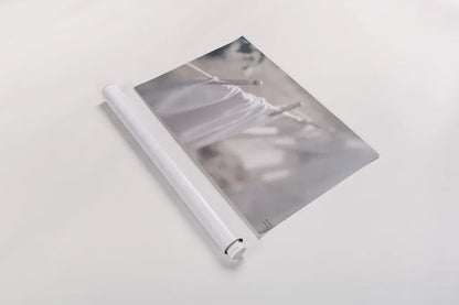 Laundry Day II by Nathan Larson. shown as a rolled paper print. Available as archival giclee rolled canvas, fine art paper, or poster print. SKU 99408i.