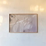 Laundry Day II Pastel by Nathan Larson. shown as a paper print in a natural frame. Available as a archival giclee rolled canvas, fine art paper, or poster print. SKU 99410i.