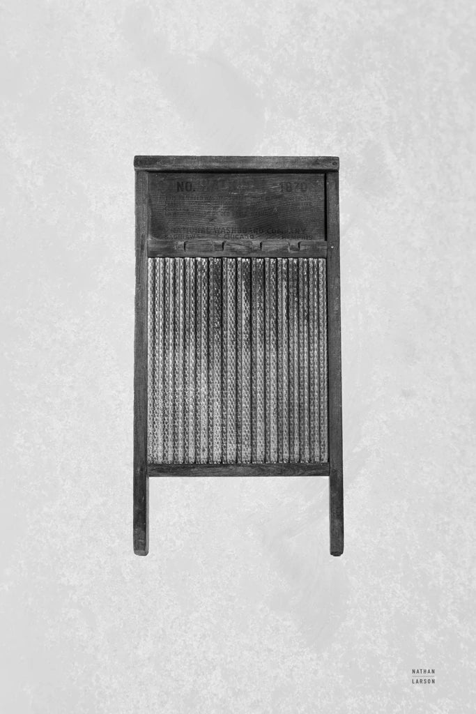 Laundry Washboard Antique by Nathan Larson