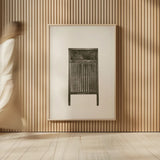 Laundry Washboard Sepia by Nathan Larson. shown as over sized large wall art. Available as an archival giclee rolled canvas, fine art paper, or poster print. SKU 99389h.