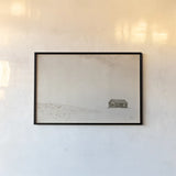 Leaving Sepia by Nathan Larson. shown as a paper print in a black flame. Available as a archival giclee rolled canvas, fine art paper, or poster print. SKU 96626i.