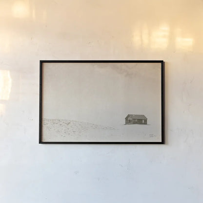 Leaving Sepia by Nathan Larson. shown as a paper print in a black flame. Available as a archival giclee rolled canvas, fine art paper, or poster print. SKU 96626i.